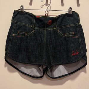 Black Denim Women's Shorts